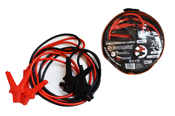 Cablu curent 600A 5m cu fir de 25mm2 MEGA DRIVE 02525